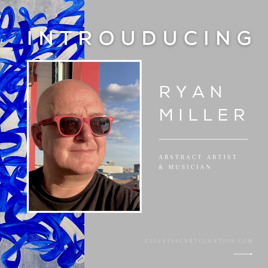 Introducing Celestial Art Curation house artist Ryan Miller.✨

As a recording jazz trombone player and abstract painter, Ryan&rsquo;s visual art is musically influenced as he translates rhythm and harmony to the canvas. 

Ryan&rsquo;s paintings are s
