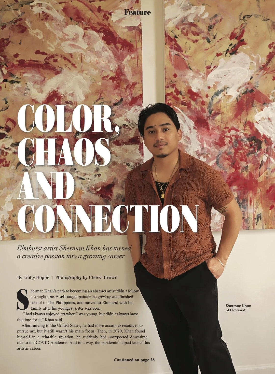 Sherman Khan for Cottage Hill Magazine, November 2025
