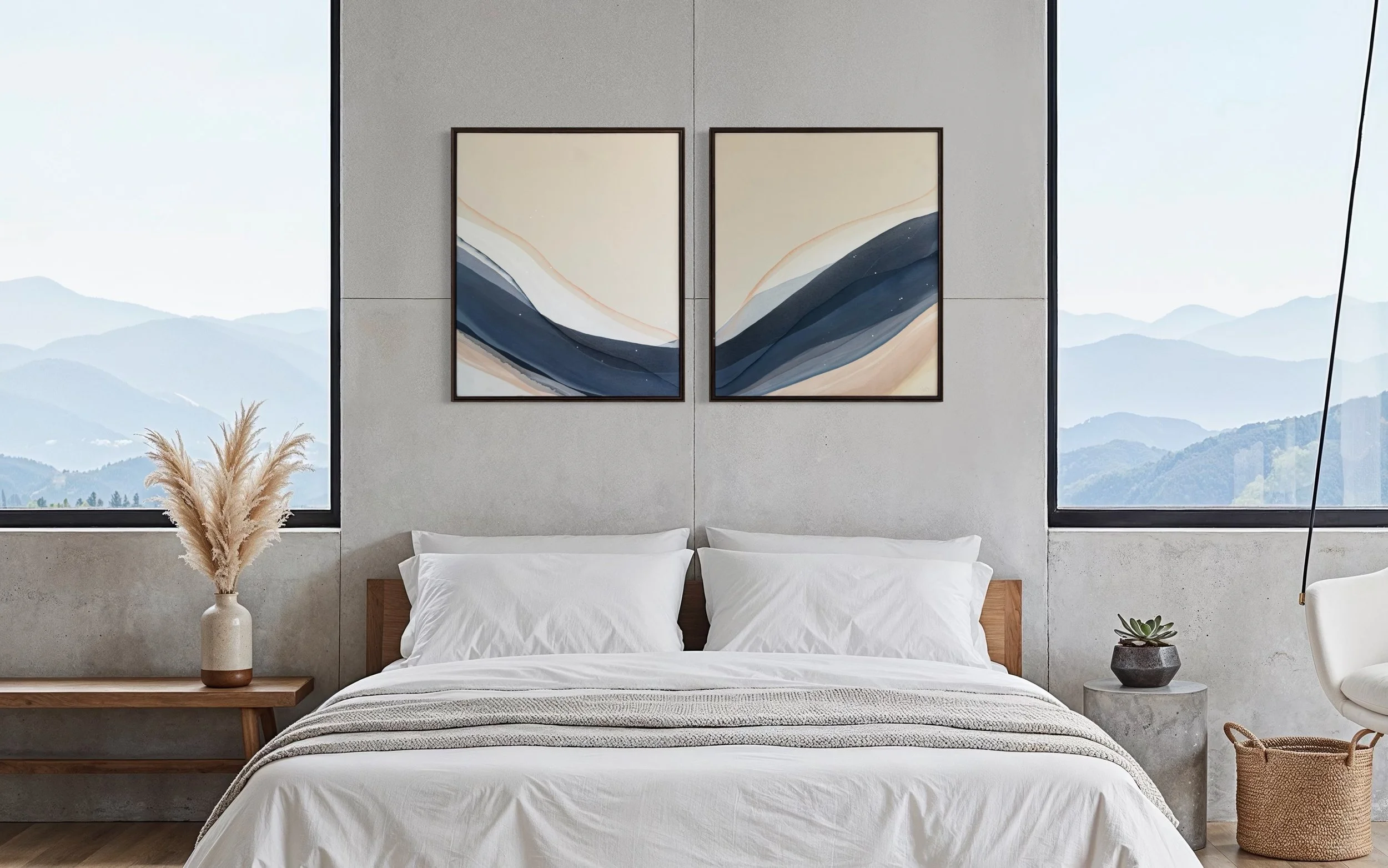 "Evening Tide I & II" by Jen Diver