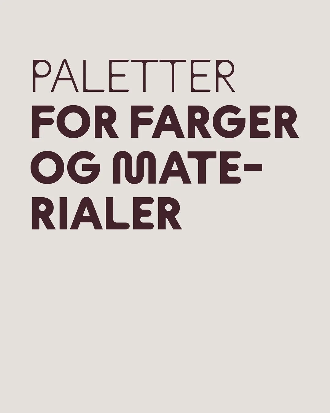 Slik jobber vi med materialer, farger og fortellinger for &aring; skape den rette paletten for kundene v&aring;re 🎨
