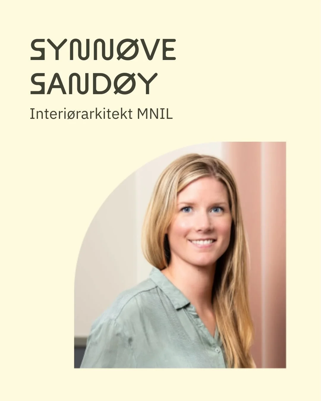 M&oslash;t Synn&oslash;ve, hun er nysgjerrig, positiv og l&oslash;sningsorientert &ndash; en rolig og trygg r&aring;dgiver for kundene v&aring;re. Hun brenner for transformasjonsprosjekter og for &aring; gi eksisterende bygg nytt liv gjennom smarte k