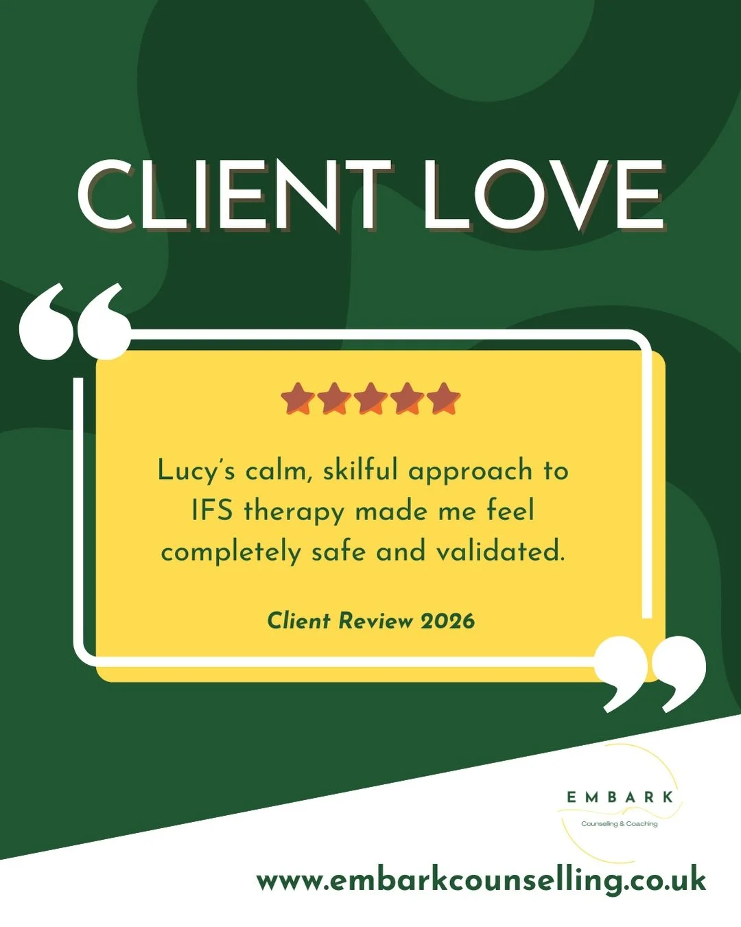 Always a pleasure &amp; privilege to watch a client gain self-understanding, awareness, clarity &amp; confidence. 

I&rsquo;ve space for up to two new clients, one in-person &amp; one online. 

Message me to arrange a free discovery call and take tha