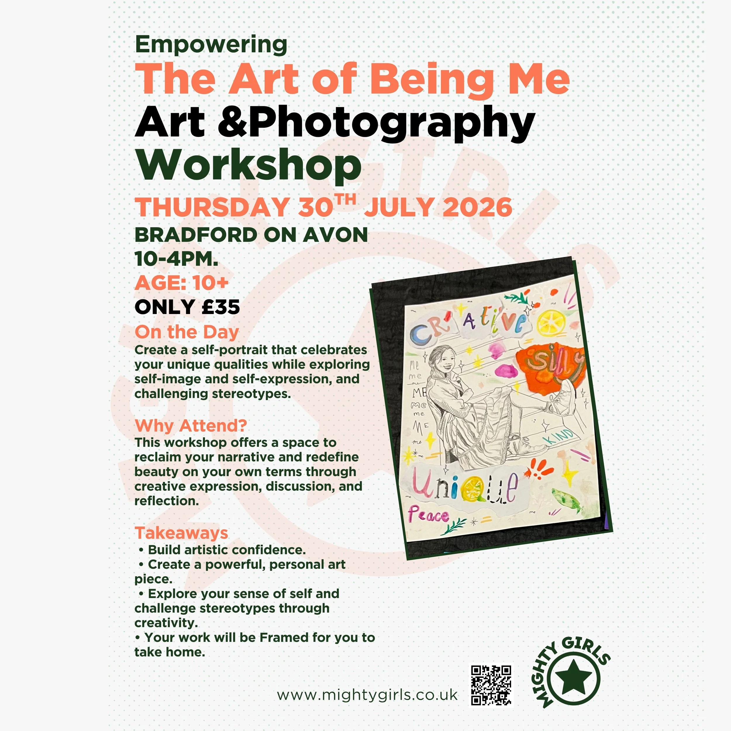 The Art of Being Me - Art & Photography Workshop