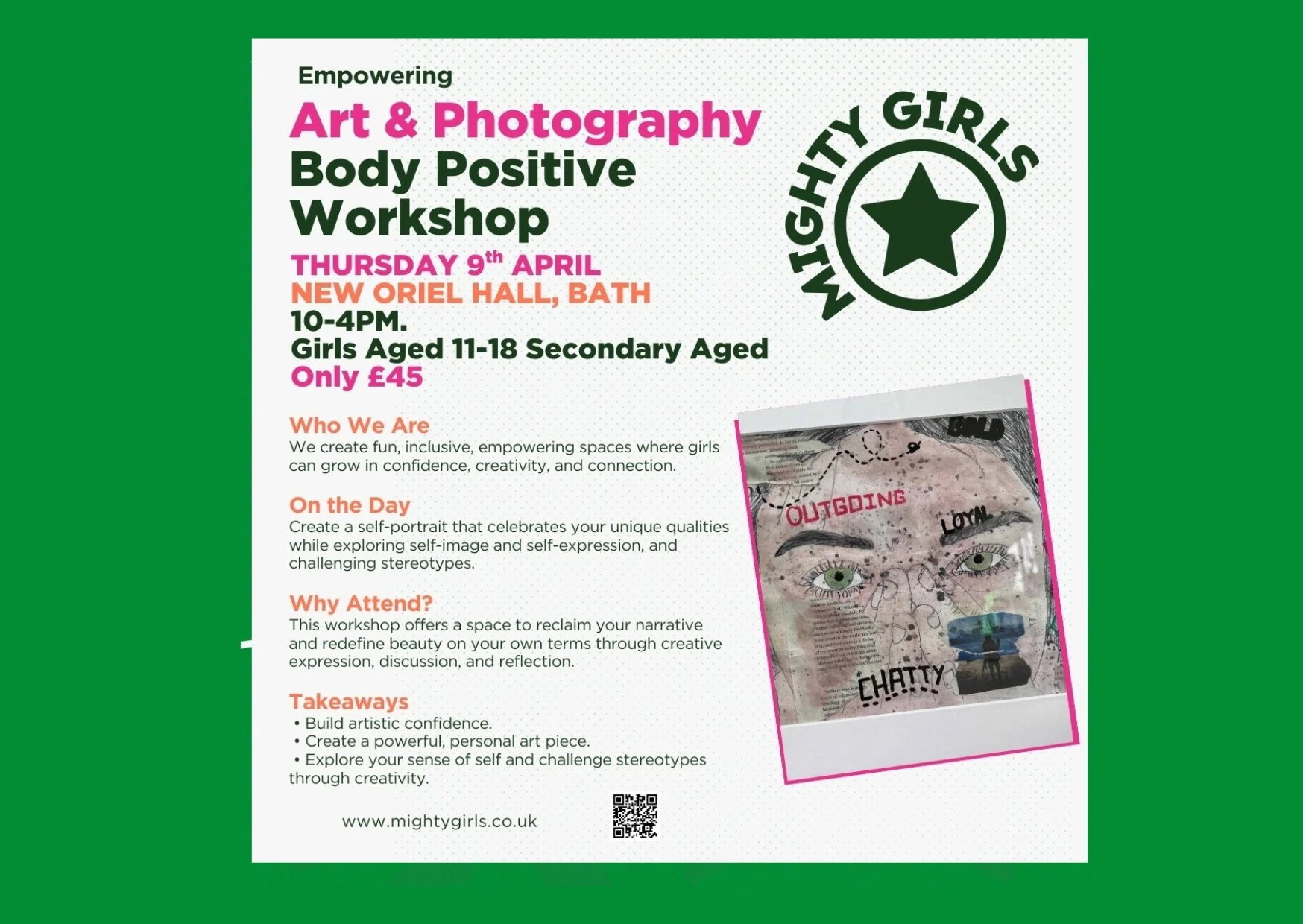Art & Photography Body Positive Workshop