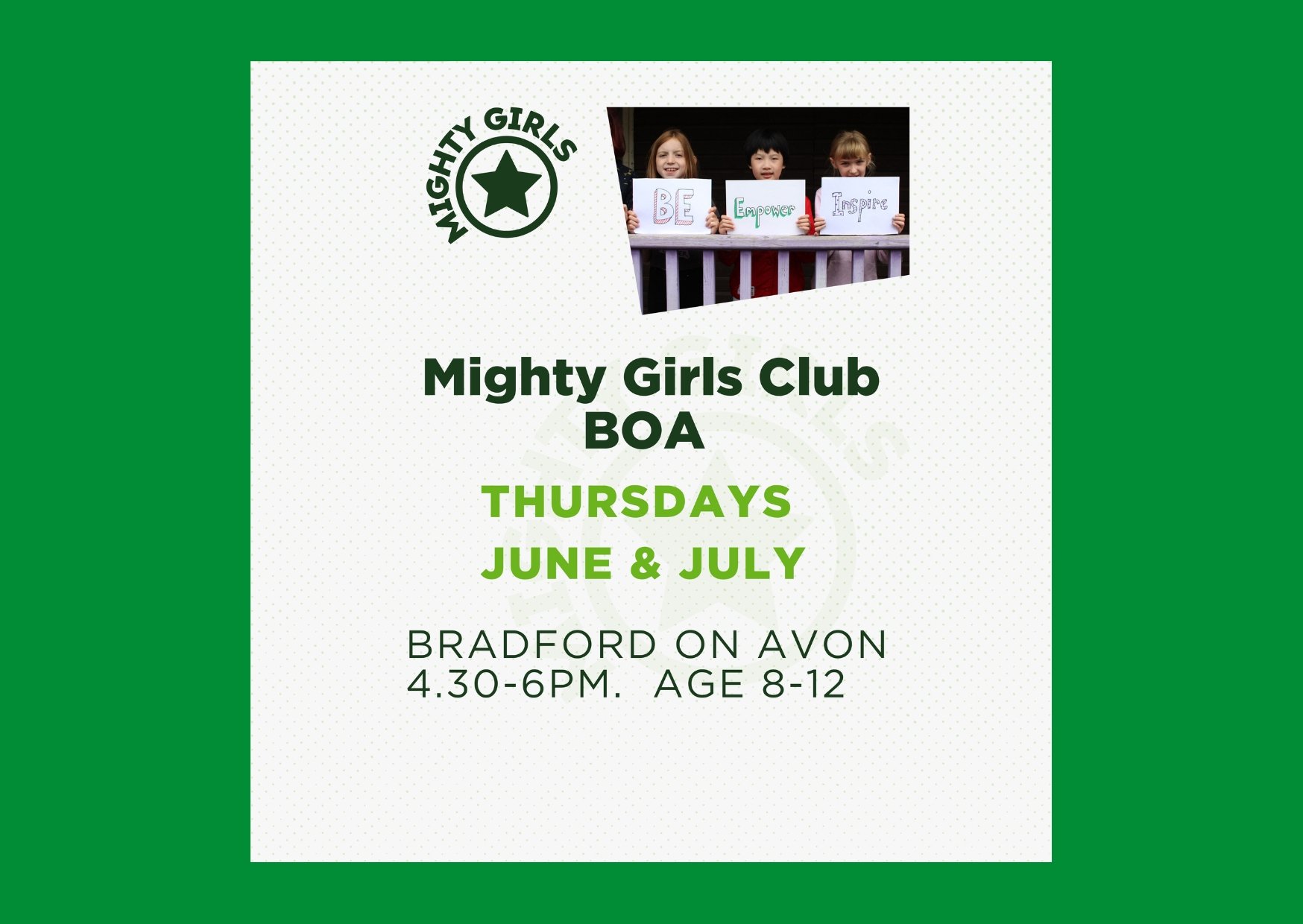 Mighty Girls Club BOA
