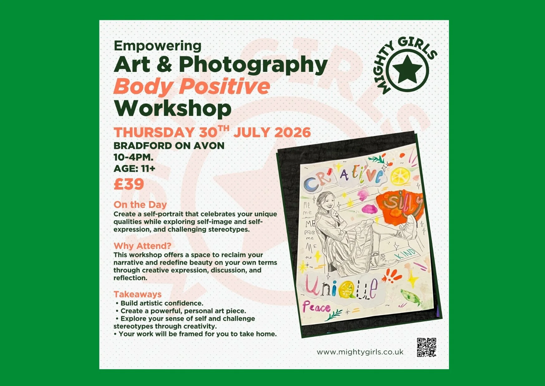 Art & Photography Body Positive Workshop