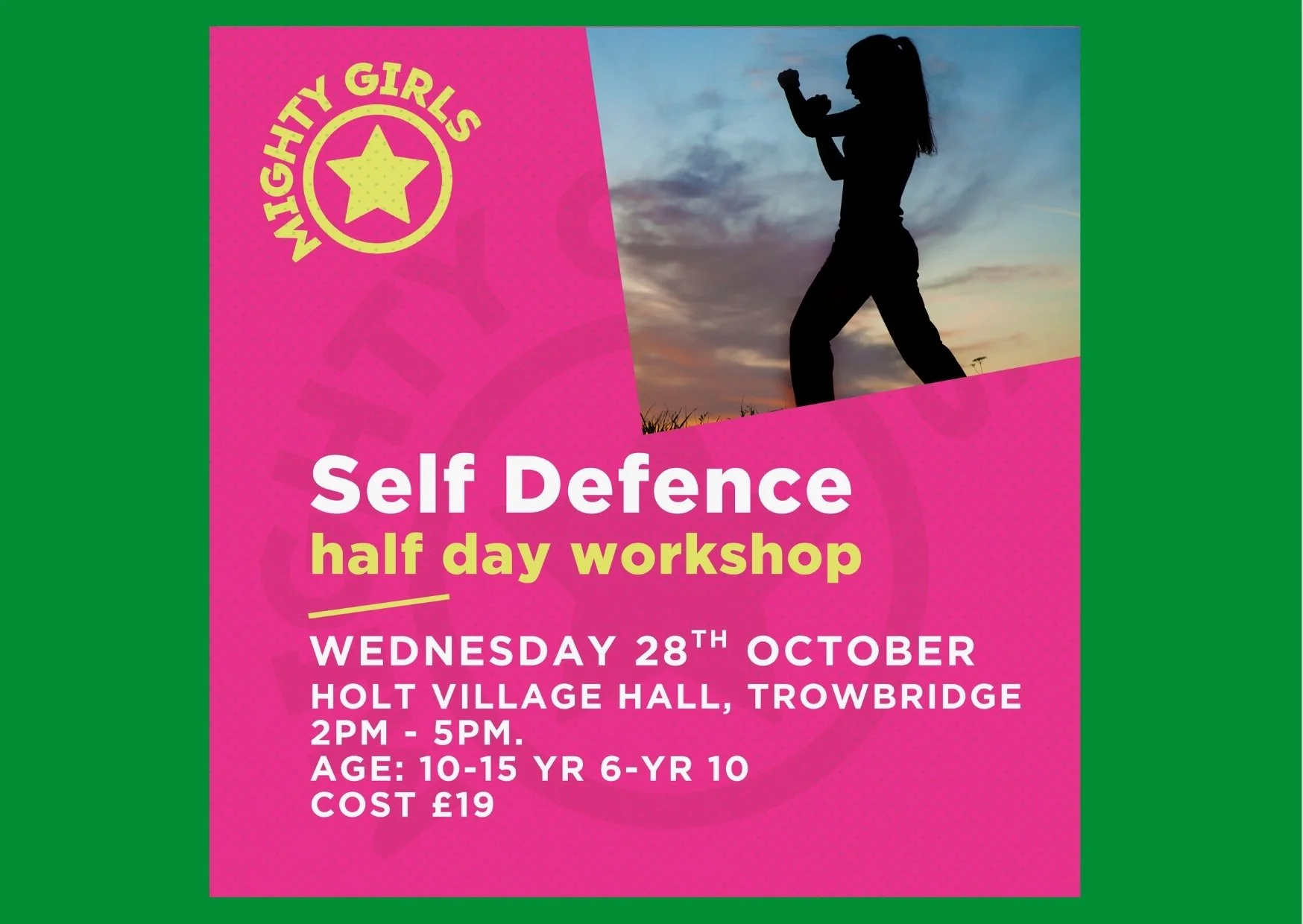 Self Defence Half Day Workshop