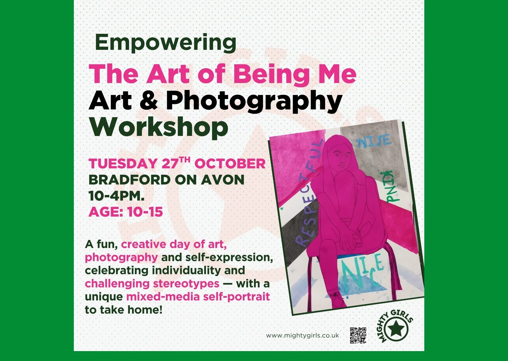 The Art of Being Me! - Art & Photography Workshop