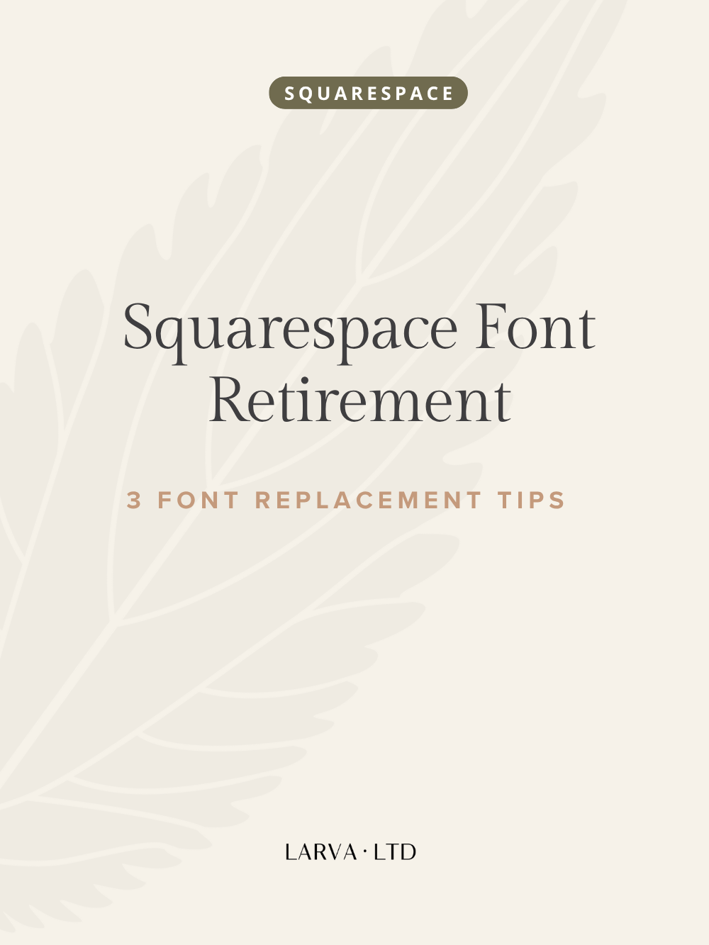 Squarespace Font Retirement: 3 Font Replacement Tips