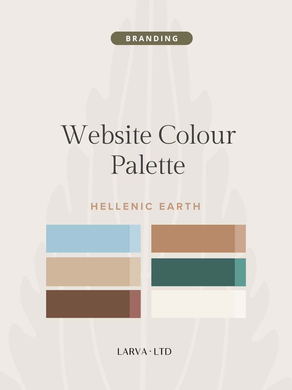 Website Colour Palette: Hellenic Earth