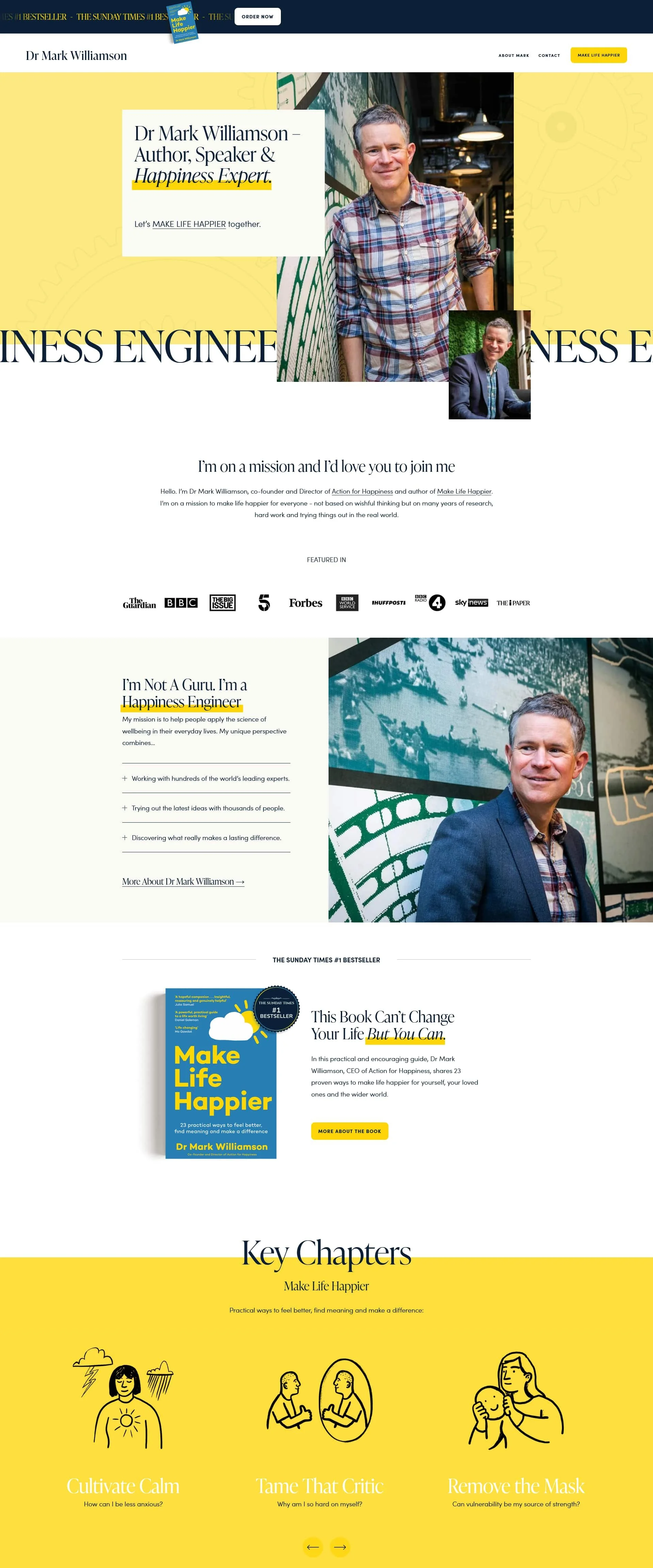 Mark Williamson website - Squarespace Websites for Authors Speakers & Experts