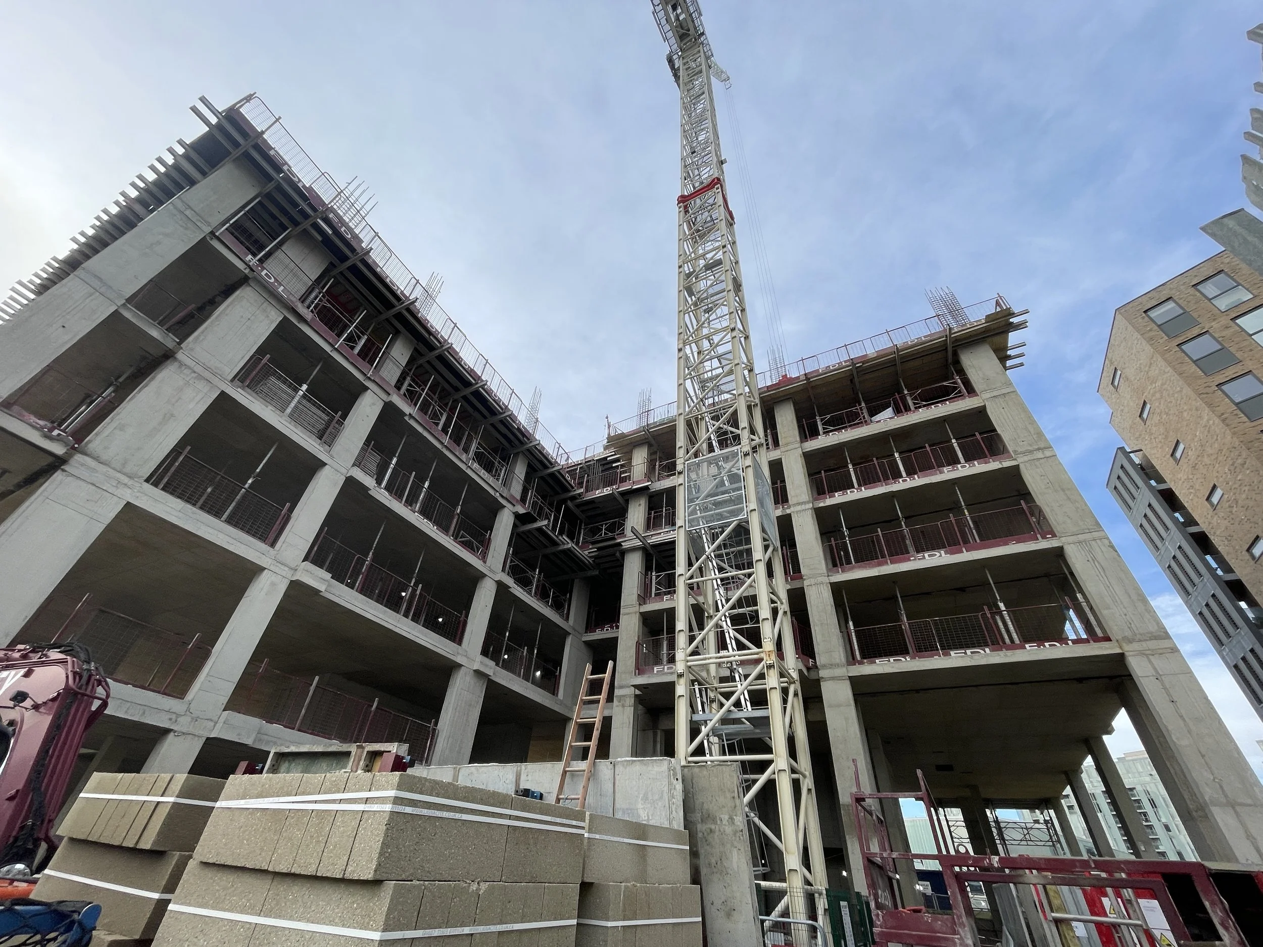 Saxon Wharf | As-built Survey for an Eighteen-Storey Tower