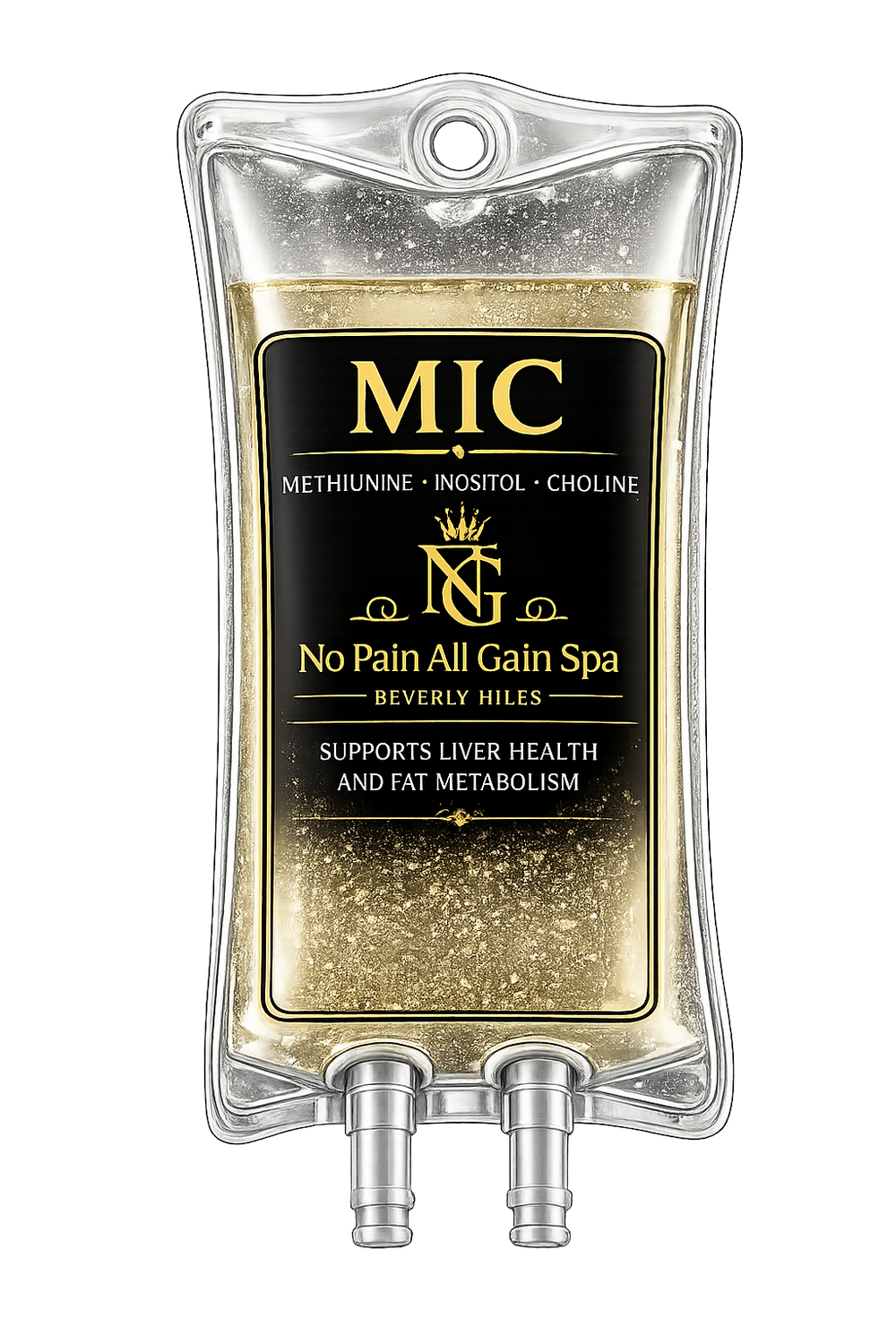 MIC treatment illustration, No Pain All Gain Spa