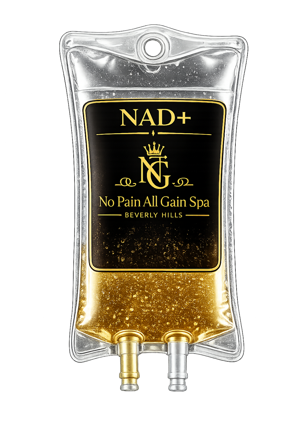 NAD+ treatment illustration, No Pain All Gain Spa