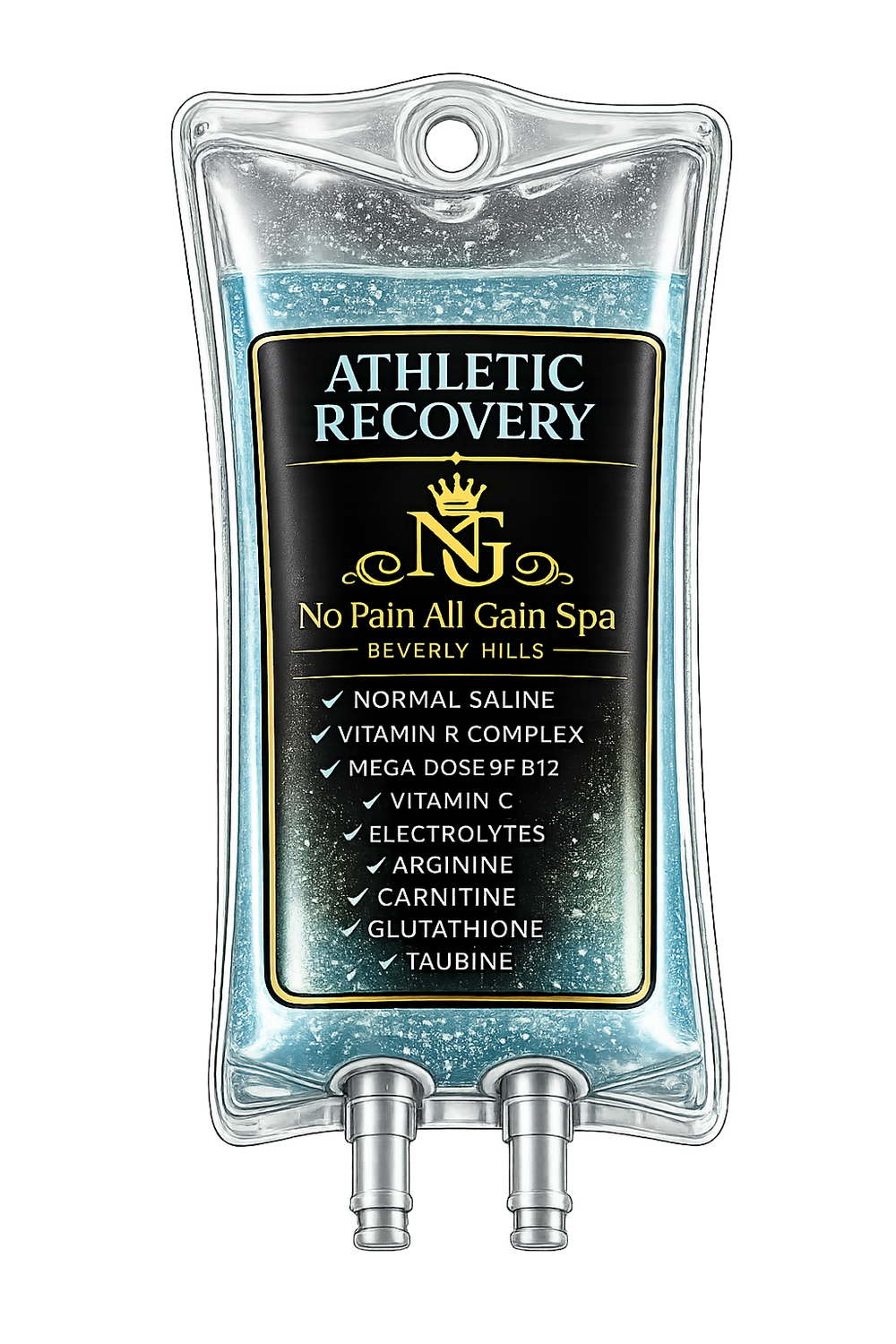 ATHLETIC RECOVERY treatment illustration, No Pain All Gain Spa
