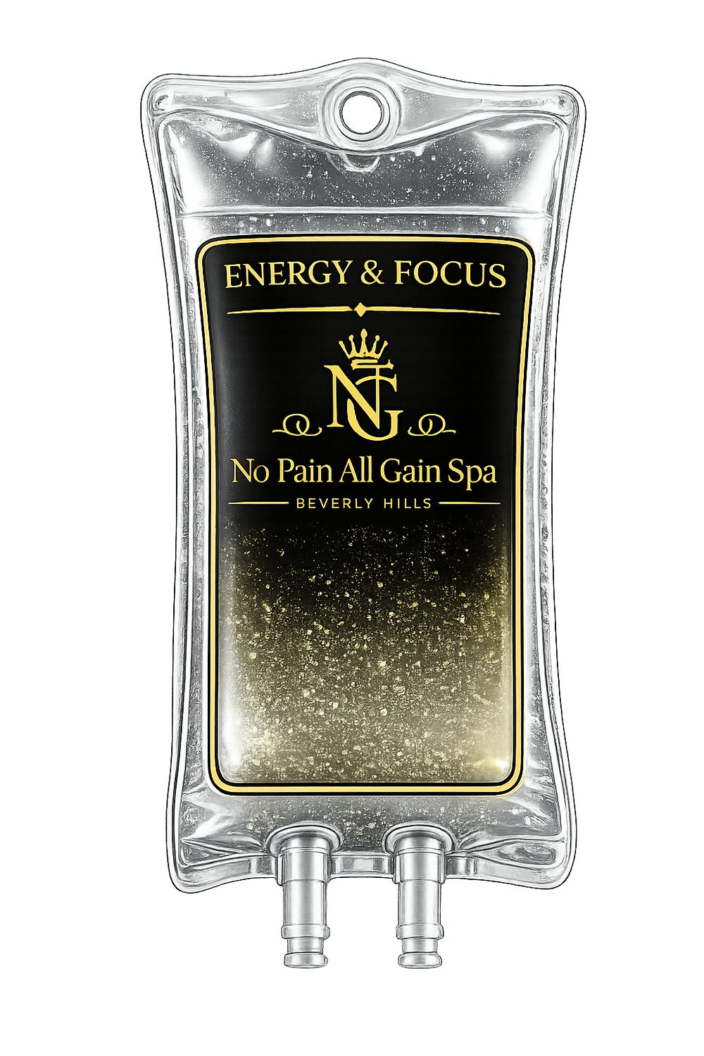 ENERGY & FOCUS treatment illustration, No Pain All Gain Spa