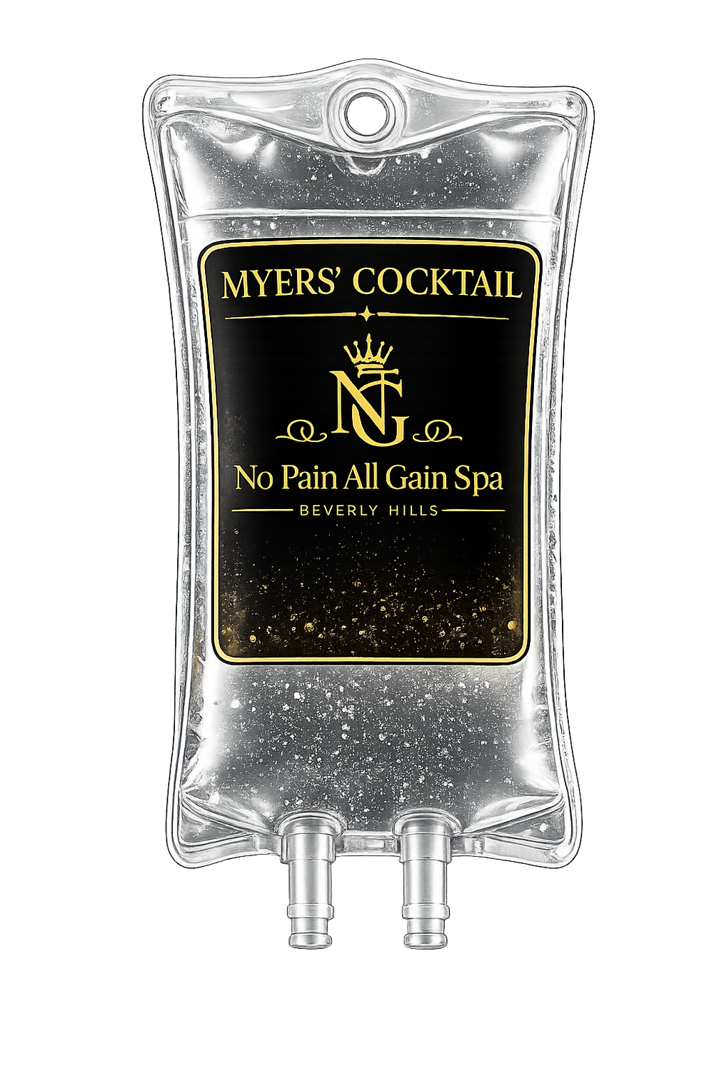 MYERS' COCKTAIL treatment illustration, No Pain All Gain Spa