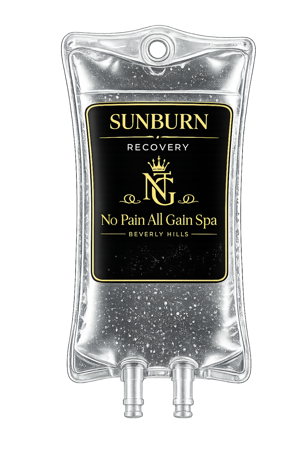 SUNBURN RECOVERY treatment illustration, No Pain All Gain Spa