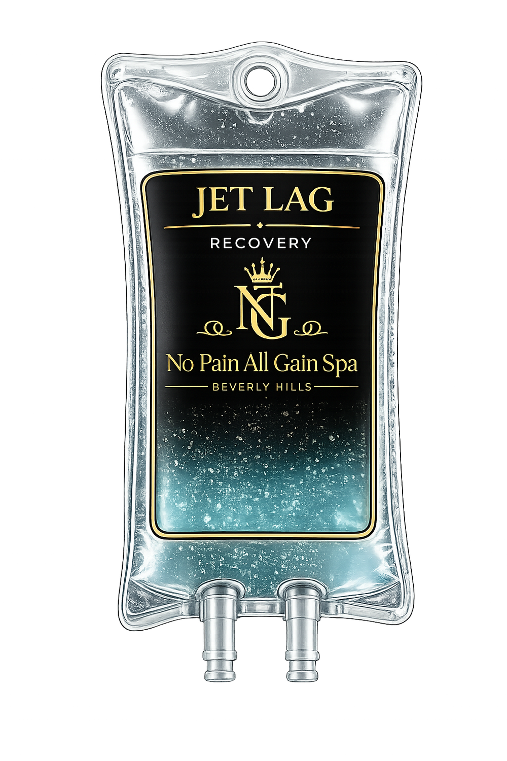 JET LAG treatment illustration, No Pain All Gain Spa