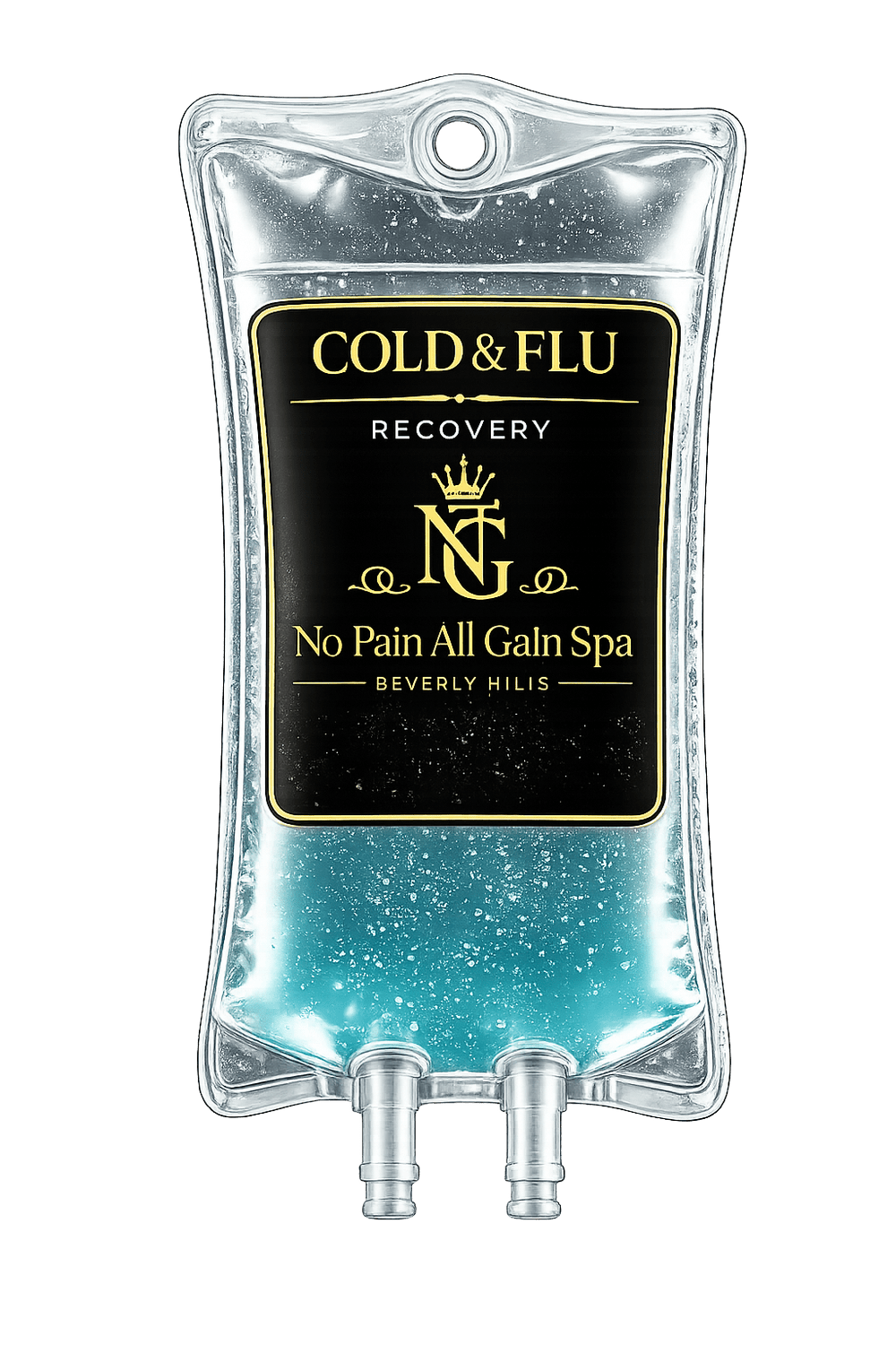COLD & FLU treatment illustration, No Pain All Gain Spa