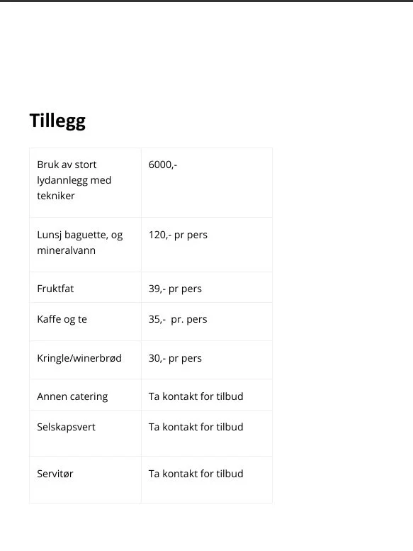 Priser — Høyden Storsal