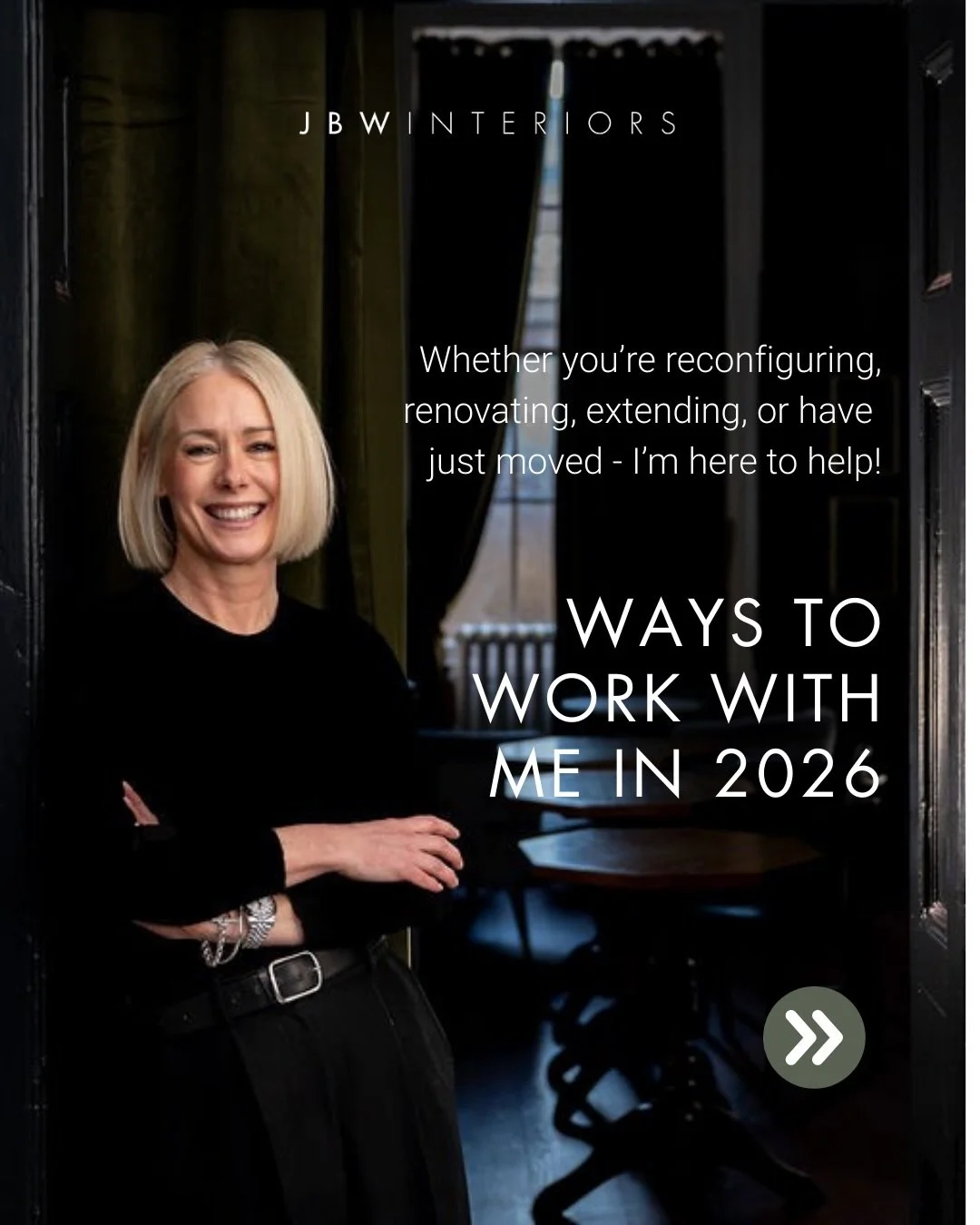 Ways to Work with Me in 2026&hellip;

Feeling stuck on where to start with your home&rsquo;s interior updates? Overwhelmed by too many choices? Let&rsquo;s make things easier! Here&rsquo;s how I can help you:

&bull; Full-service interior design - I 