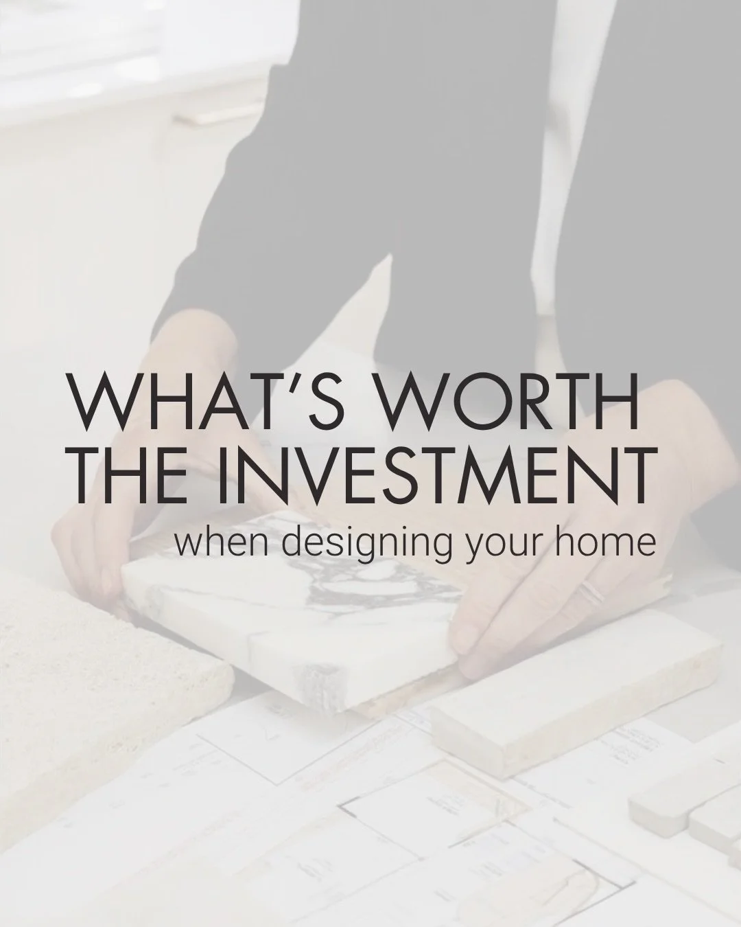 One of the biggest questions I get asked&hellip;
&ldquo;Where is it actually worth spending money in my home?&rdquo;

And I get it - because when you&rsquo;re renovating or redecorating, the choices feel endless&hellip; and the budget definitely isn&