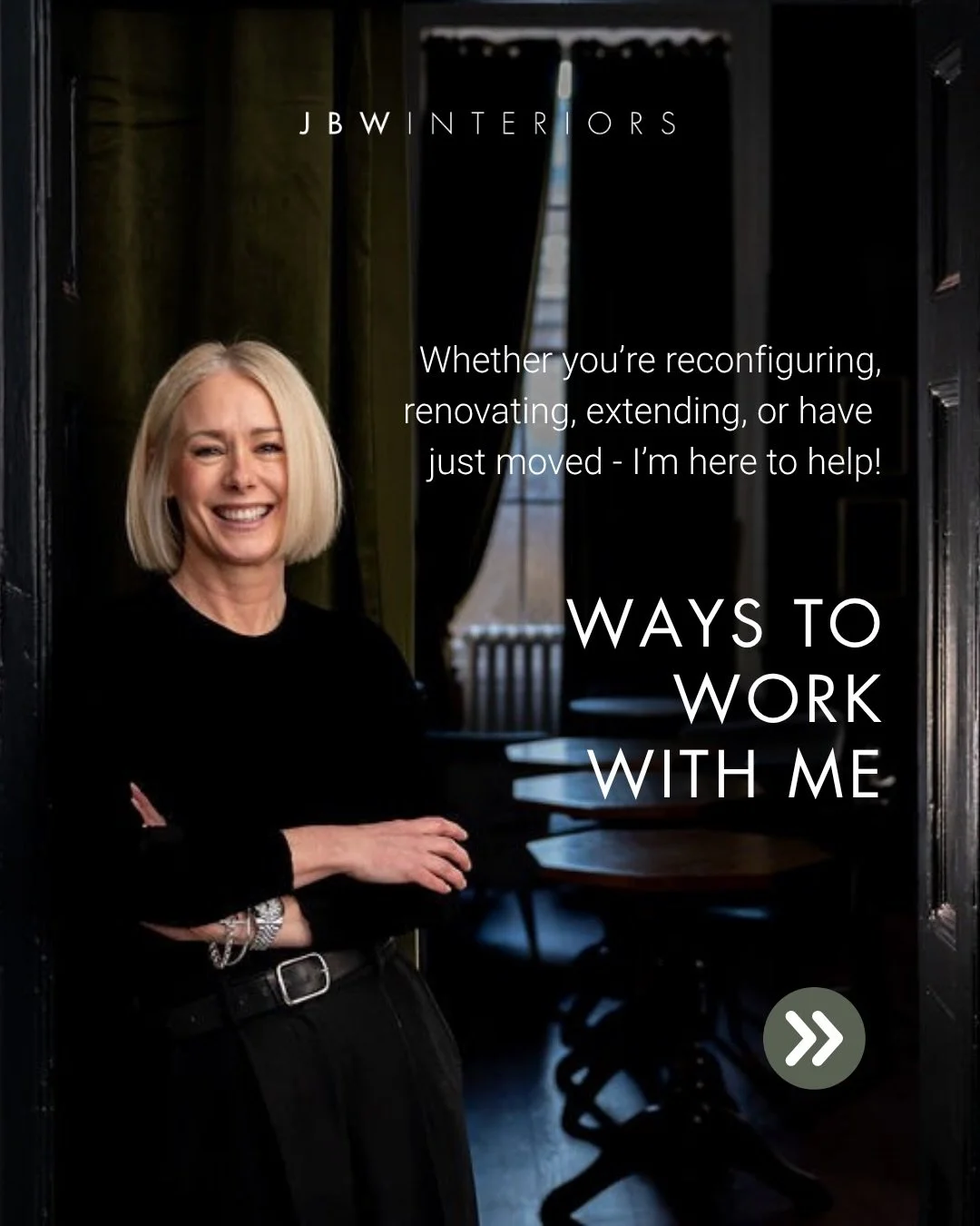 Ways to Work with Me&hellip;

Feeling stuck on where to start with your home&rsquo;s interior updates? Overwhelmed by too many choices? Let&rsquo;s make things easier! Here&rsquo;s how I can help you:

&bull; Full-service interior design - I handle e