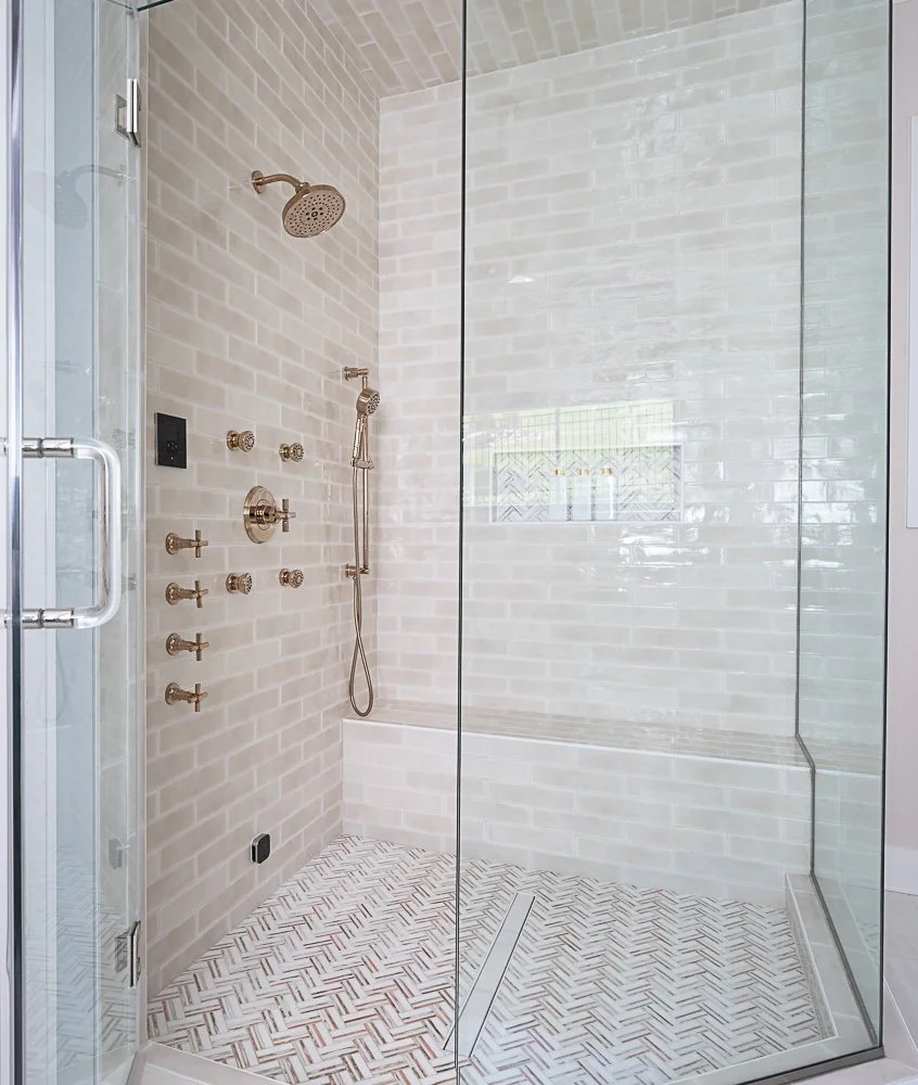 Nashville Interior design home master bathroom custom design