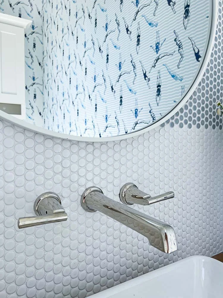 Nashville Interior design home pool bathroom