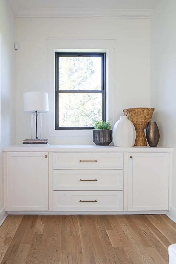 Nashville Interior design home living room custom cabinetry