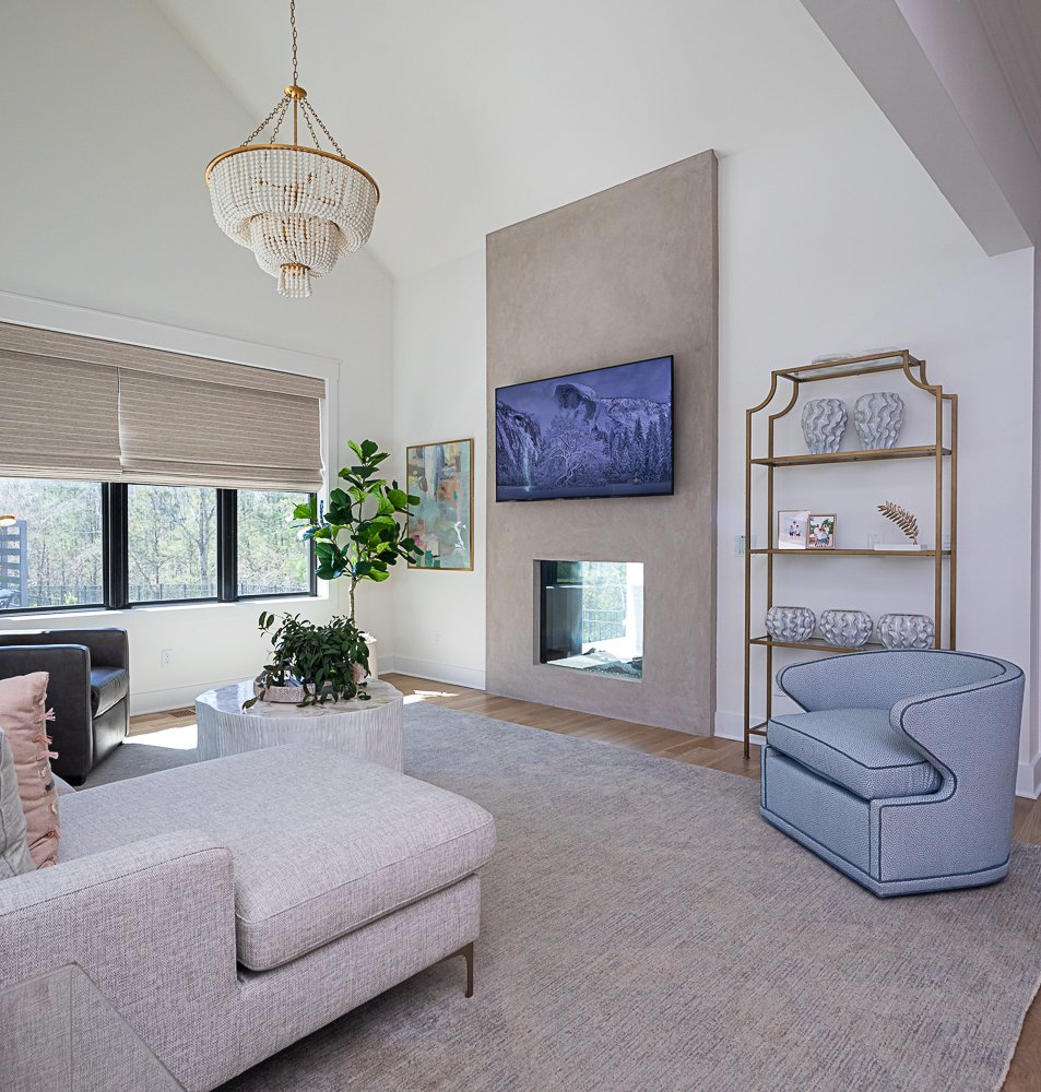 Nashville Interior design home master bedroom custom design