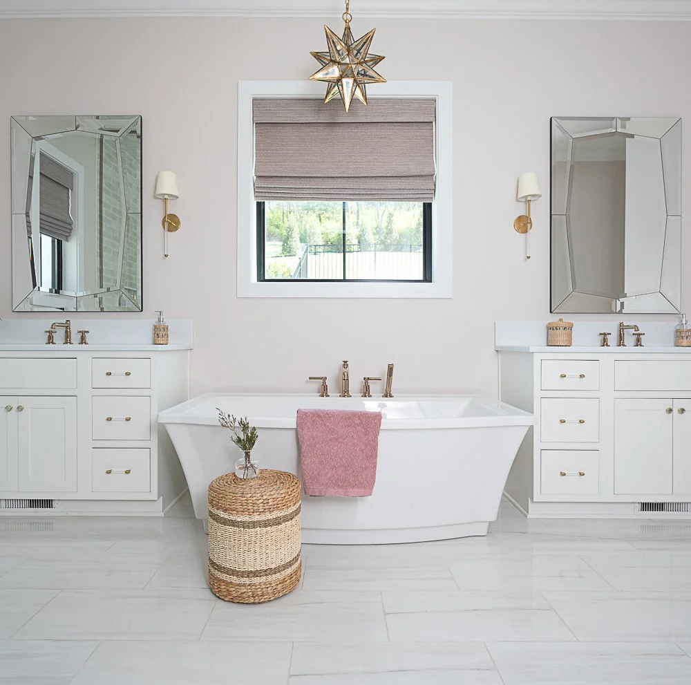 Nashville Interior design home master bathroom custom design