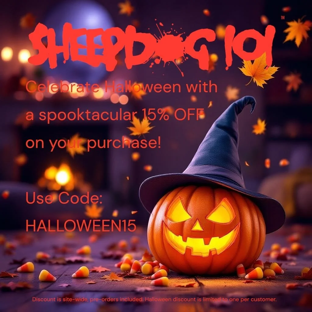 🎃

No tricks&hellip; just TREATS! 👻🍬
Celebrate Halloween with a spooktacular 15% OFF on your purchase!
Hurry&mdash;this deal disappears at midnight! 🕛✨

Use code: HALLOWEEN15

🧡 Shop now &amp; treat yourself!

SheepDog101.com
#thesheepdog101

#t