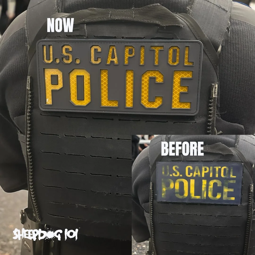 🚔 Tired of that&hellip;
- Old looking&hellip;
- Faded&hellip;
- Weathered&hellip;
- Non-reflective vest back patch&hellip;

Say less&hellip;

Order Link: https://www.sheepdog101.com/shop/p/reflectivepvcpatch

SheepDog101.com
#thesheepdog101

#thinbl