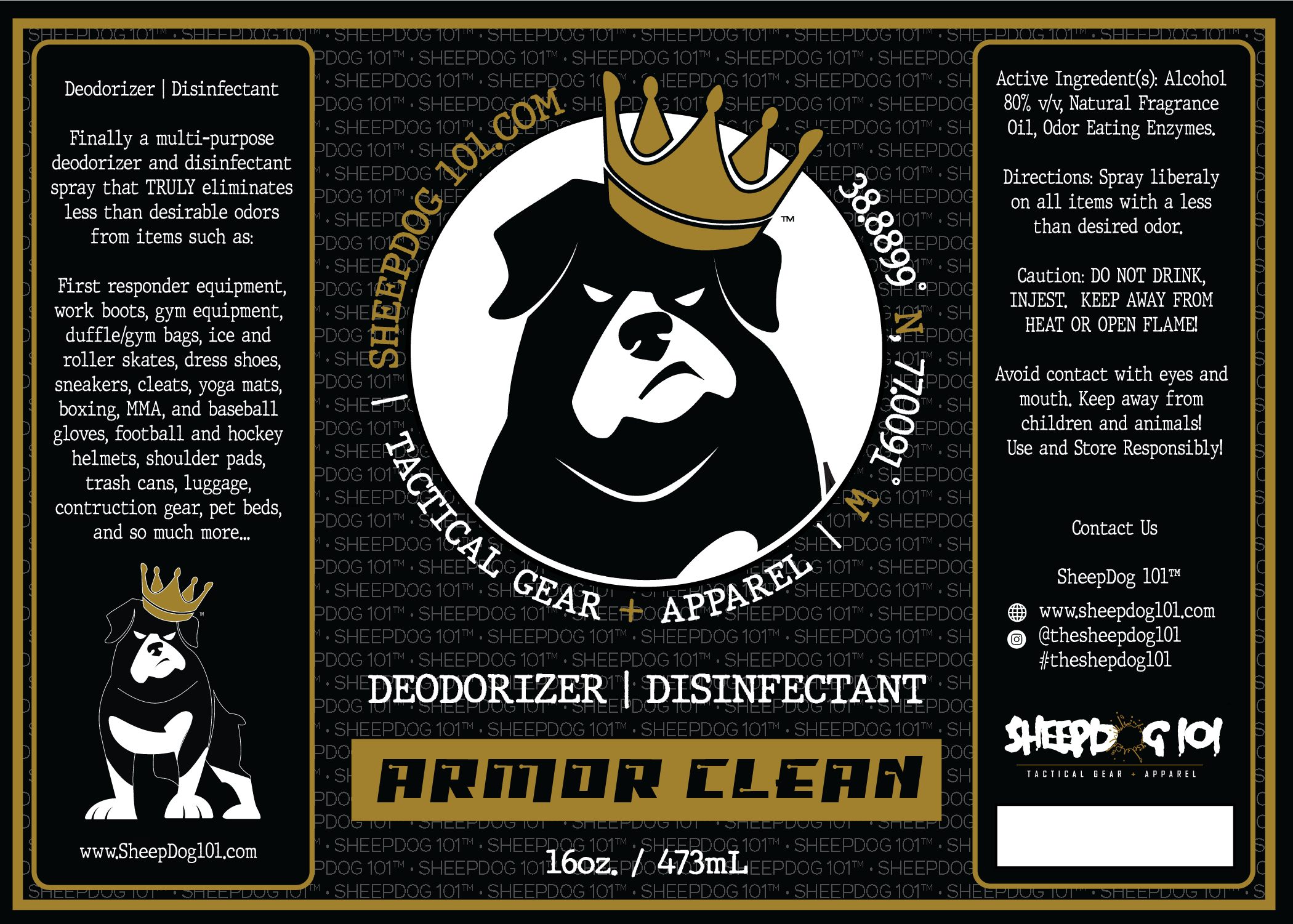 SD101 Deodorizer — SheepDog 101