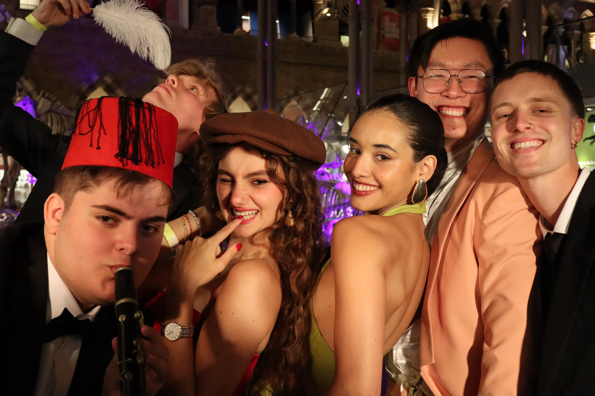 Antique Photo Booth at an Oxford College Event