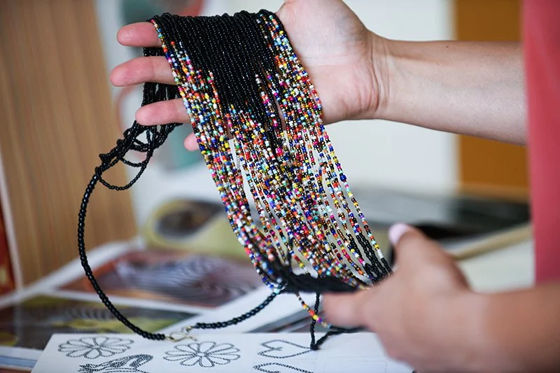Dimitra Tzanos Zulu beads inspiration pattern design