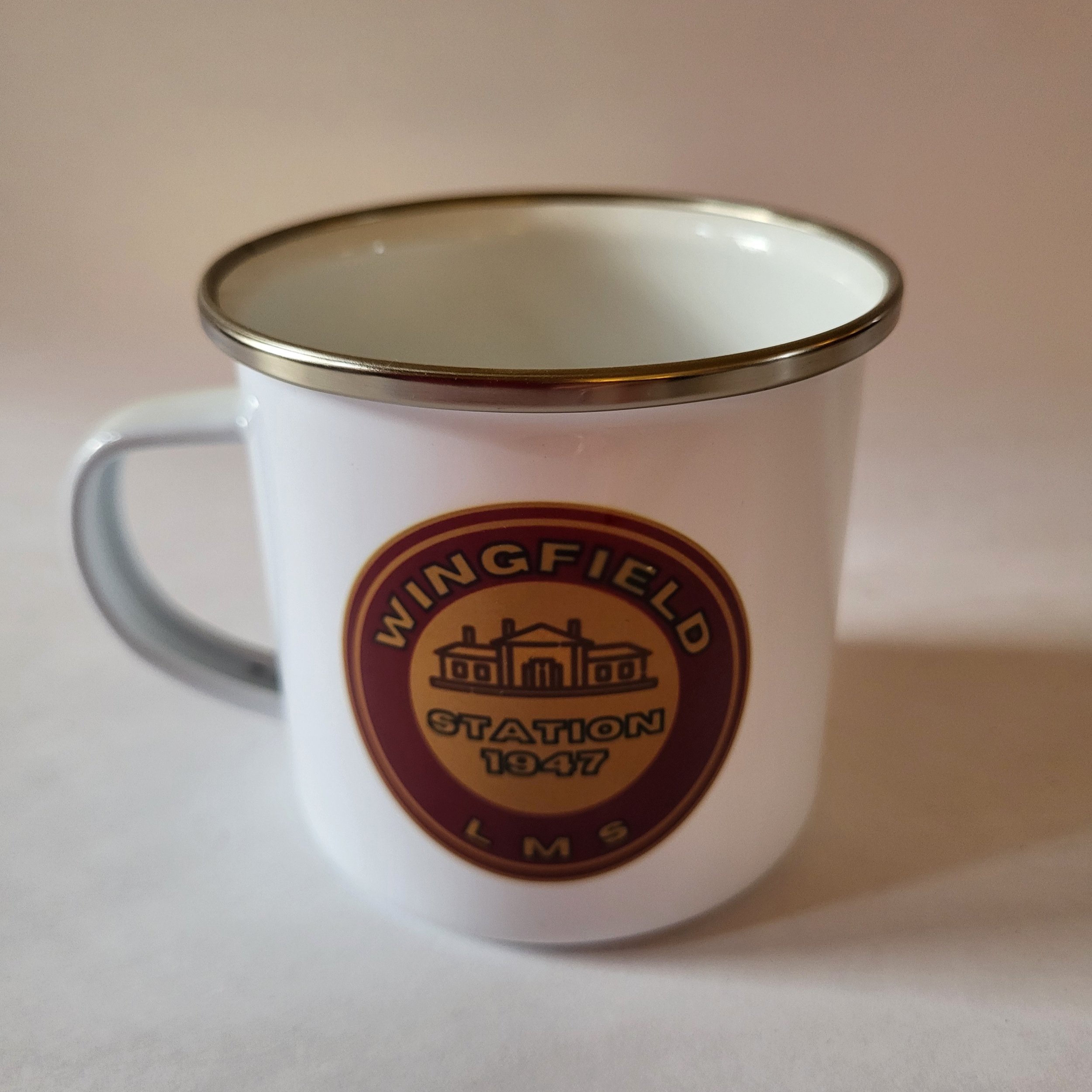 Enamel Wingfield Station Mug