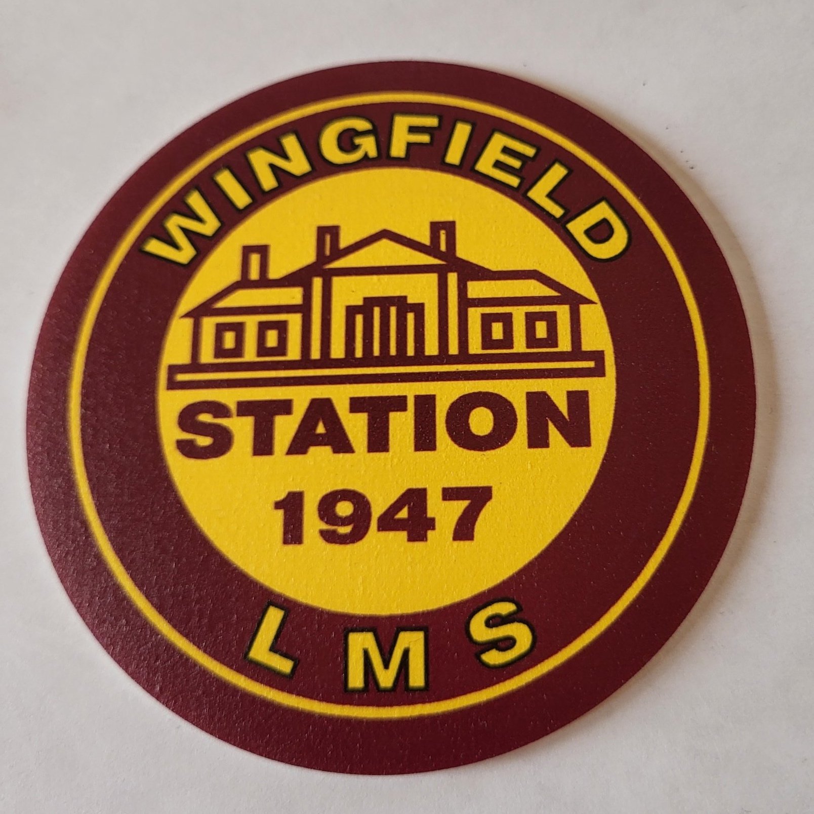 Wingfield Station Foam Tuff Coaster
