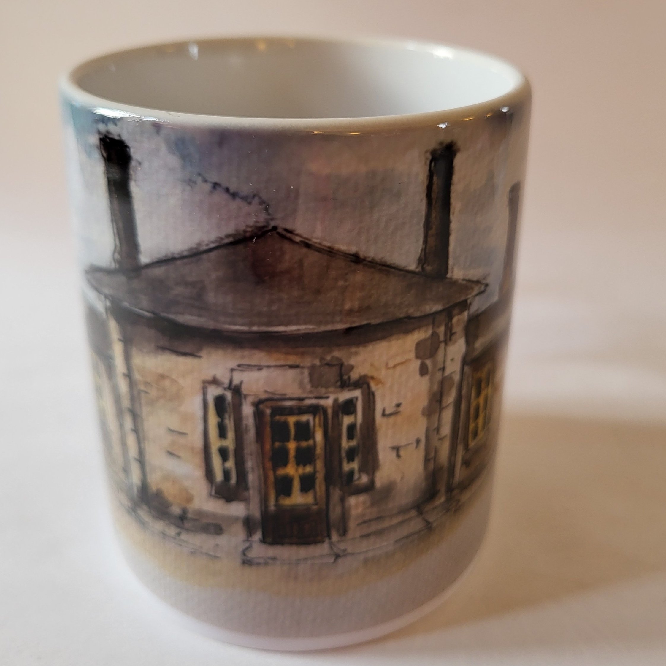 Watercolour Ceramic Wingfield Station Mug