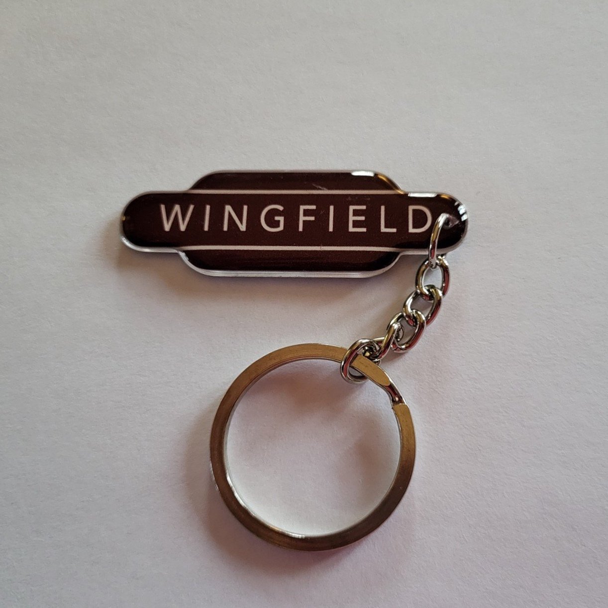 Wingfield Epoxy Keyring Totem Sign