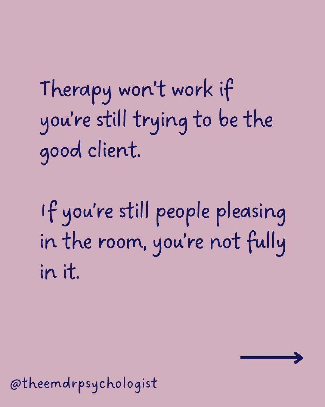 People-pleasing doesn’t end when you walk into the therapy room.
Many trauma survivors bring the same survival strategy into the therapeutic relationship: they try to stay agreeable, stay contained, stay likeable.
You might avoid going too de