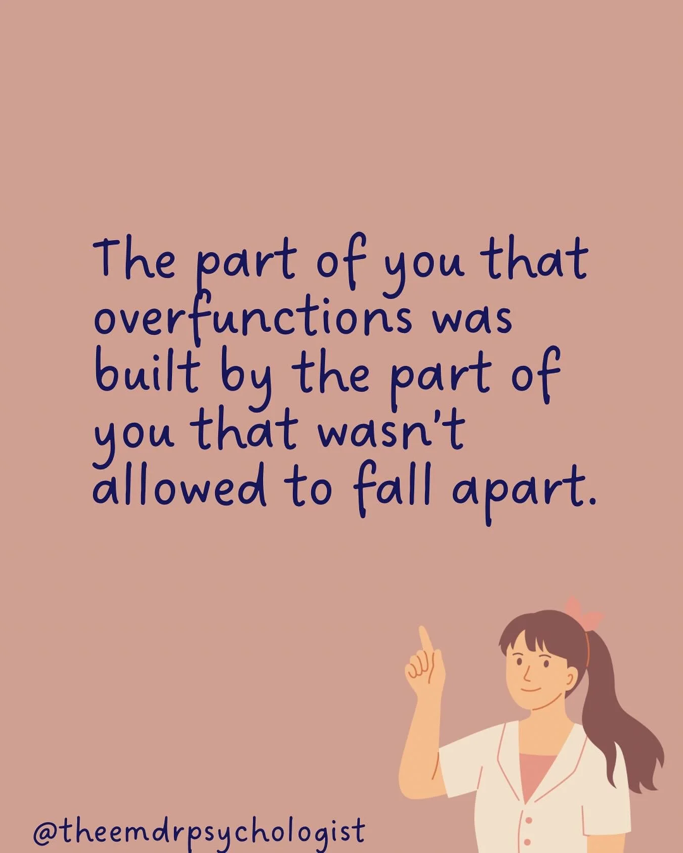 The part of you that overfunctions was never about ambition alone, it was survival.
When you weren’t allowed to fall apart, your nervous system adapted. Overfunctioning is a trauma response. It’s linked to avoidance, one of the three cor