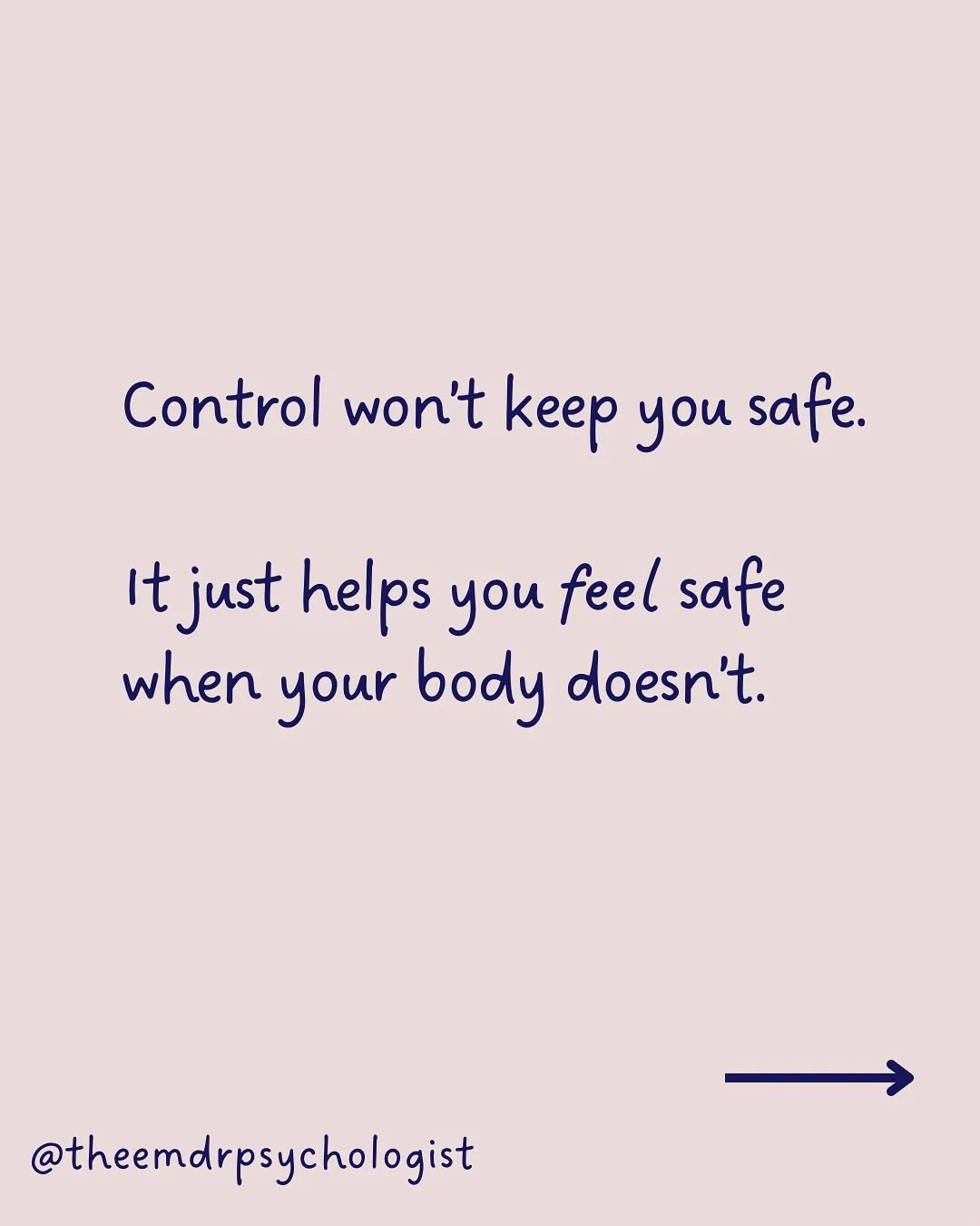 For a long time after my dad died, I tried to control everything. If I could plan, predict, and prepare, maybe nothing else bad would happen.

It made sense - my body was still wired for danger.

But when things did go wrong (as they inevitably do), 