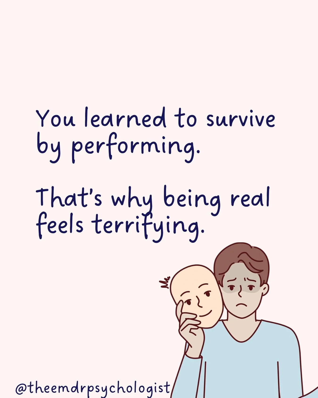 When you grow up in environments where your safety depends on who you appear to be, not who you actually are, the performance becomes automatic.

You learn to read the room, anticipate needs, smooth the edges, stay agreeable, stay impressive. Your ne