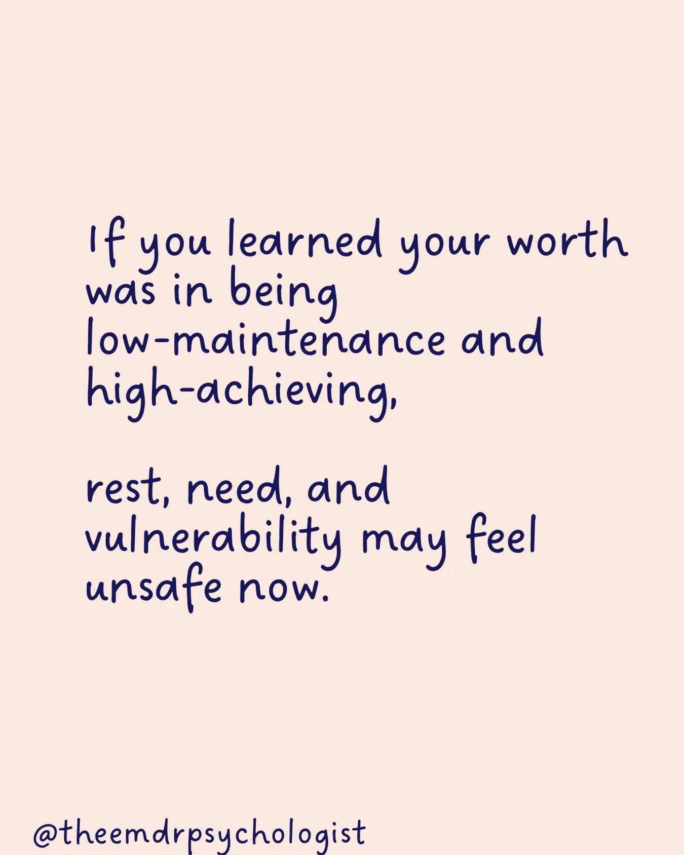 As a child, if your worth was measured by how little you needed and how much you achieved, rest, need, and vulnerability can feel unsafe now.

Children don&rsquo;t stop needing. They just adapt. Attachment research shows that when caregivers respond 