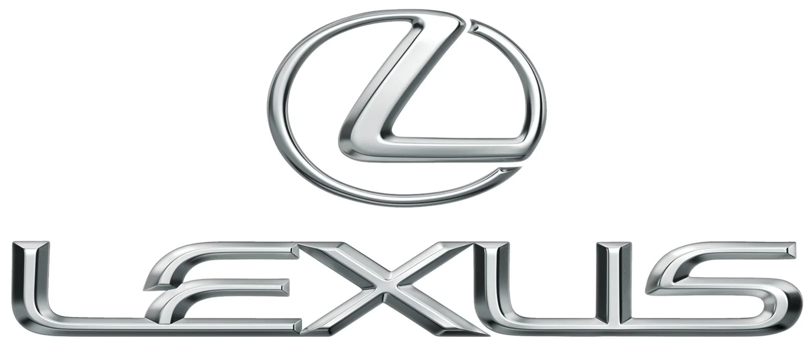 Logo Lexus su sfondo bianco.