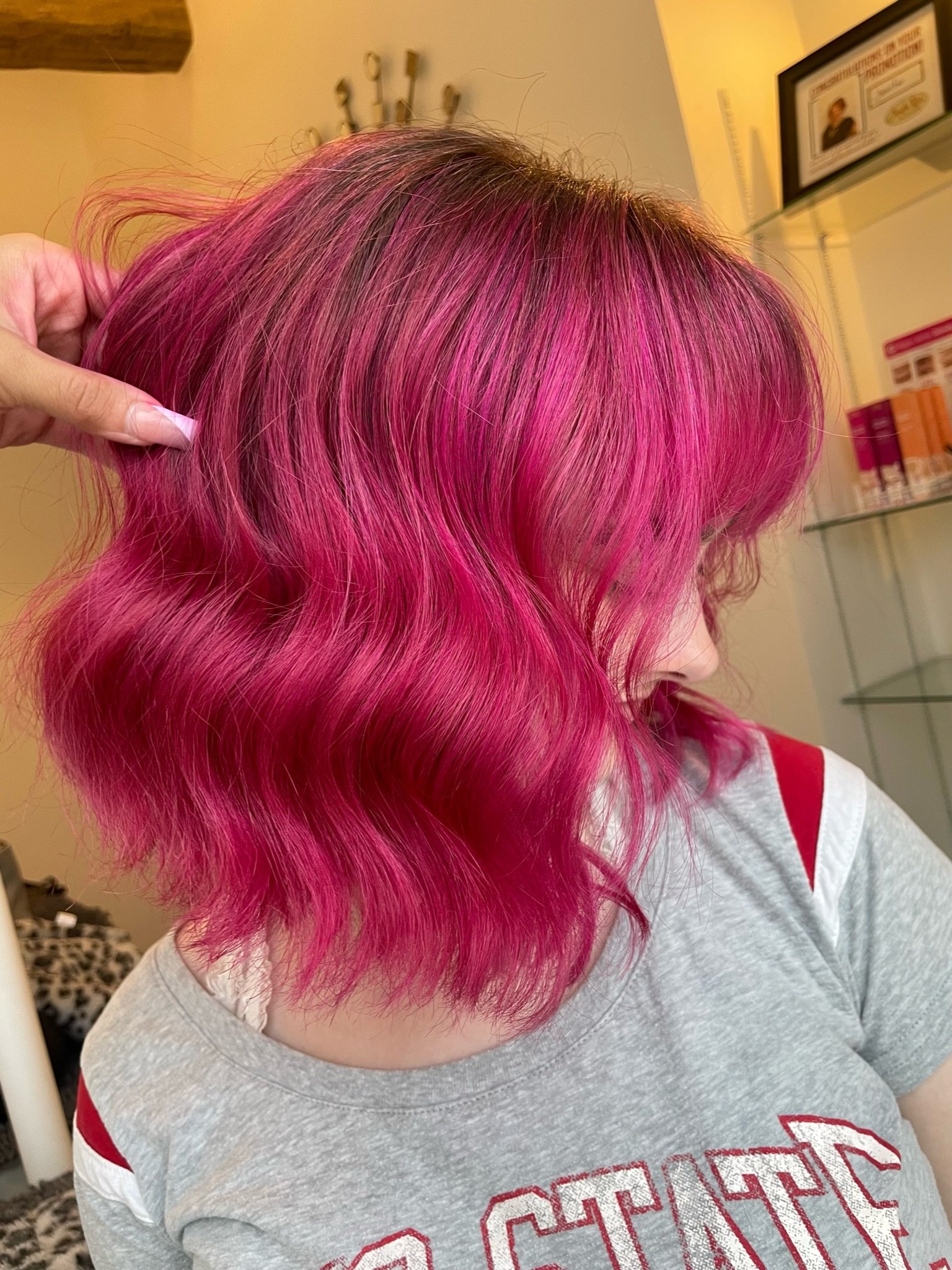 Hot Pink Vivid Hair 