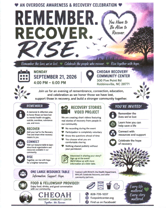 Remember. Recover. Rise